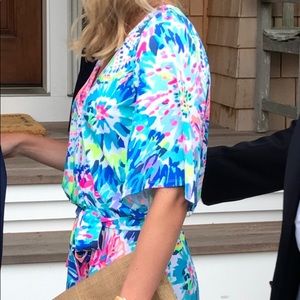 Lilly Pulitzer colorful romper
